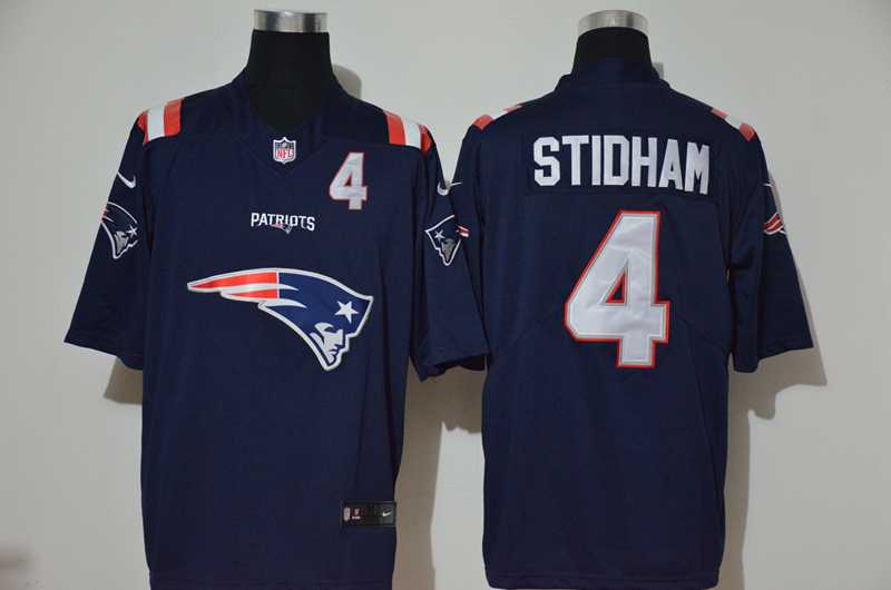 Nike Patriots 4 Jarrett Stidham Navy Team Big Logo Number Vapor Untouchable Limited Jersey,We sell and wholesale Nike Patriots 4 Jarrett Stidham Navy Team Big Logo Number Vapor Untouchable Limited Jersey on line form chian!